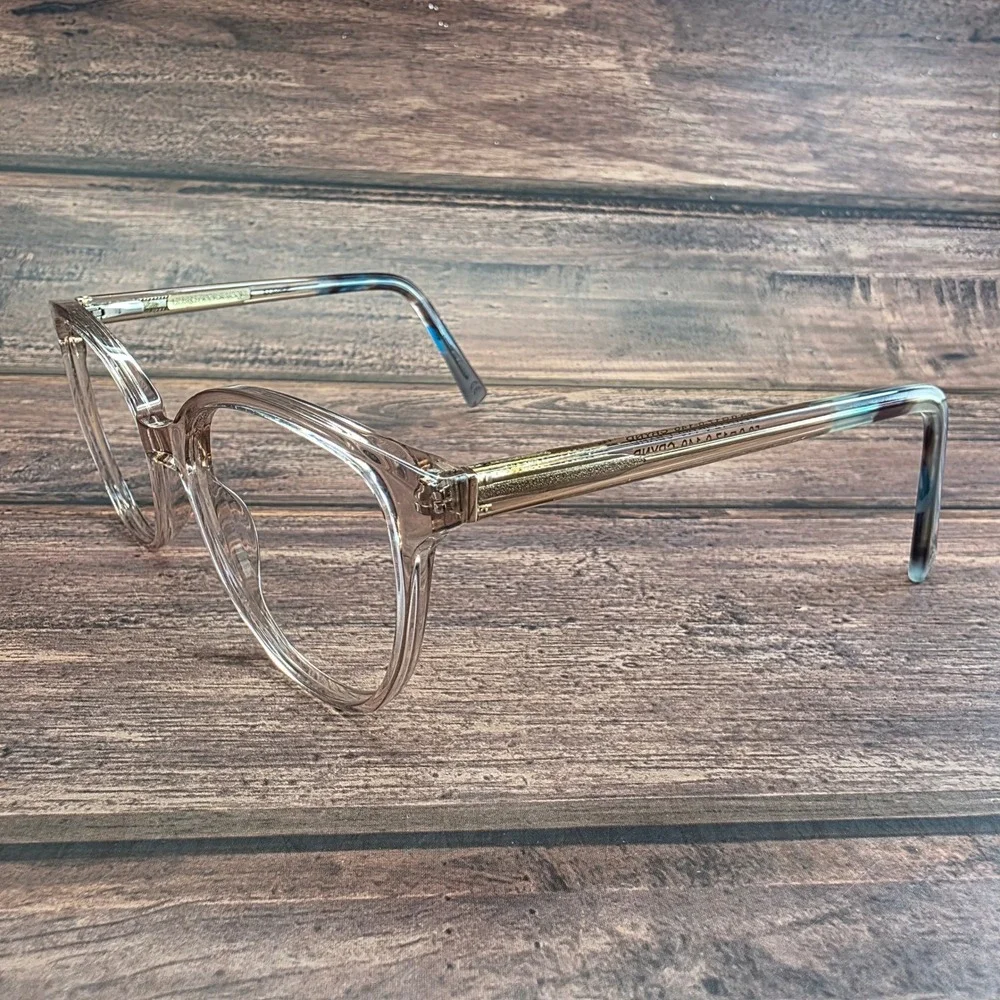 Christian Siriano CRYND Cat Eye Eyeglass Frames Champagne Gold 53-17-140